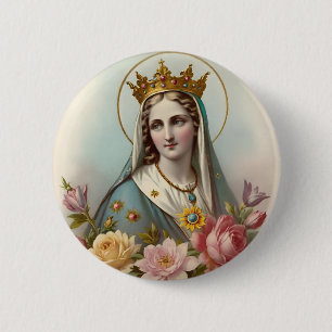 Virgin Mary Button