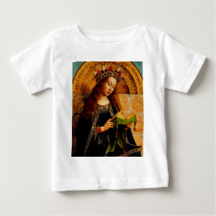 Virgin Mary by Jan van Eyck Baby T-Shirt