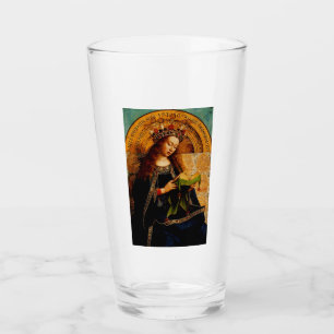 Virgin Mary by Jan van Eyck Glass