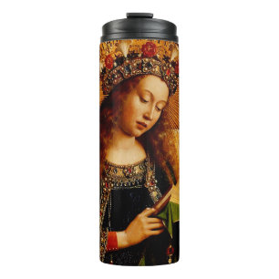Virgin Mary by Jan van Eyck Thermal Tumbler