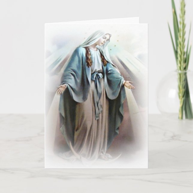 Virgin mary card (Front)