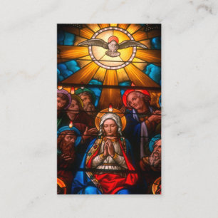 Virgin Mary Confirm Confirmation Dove Holy Card --