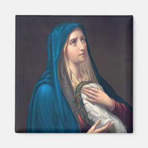 Virgin Mary crying, E. Steinmann Magnet