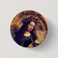 Virgin Mary -  Ghent Altarpiece by Jan van Eyck