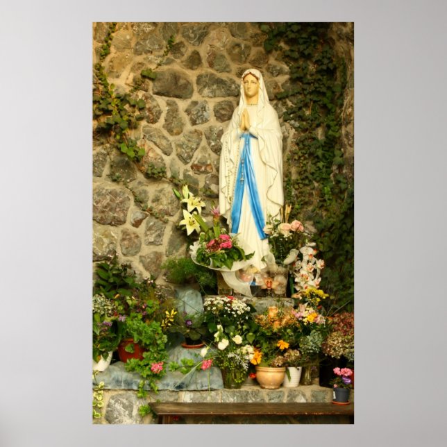 Virgin Mary grotto Poster (Front)
