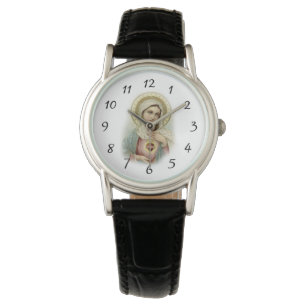 Virgin Mary Immaculate Sorrowful Heart Religious Watch