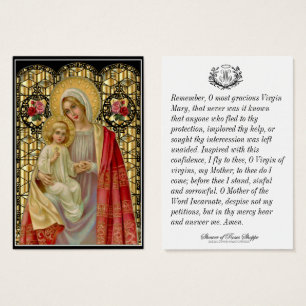 Virgin Mary Jesus Catholic Memorare Prayer Holy