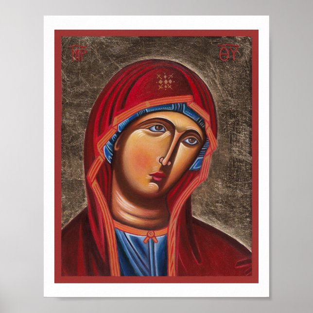 Virgin Mary Mother of God Poster (Front)