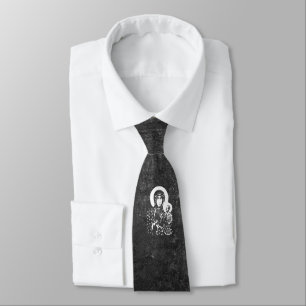 Virgin Mary neck tie