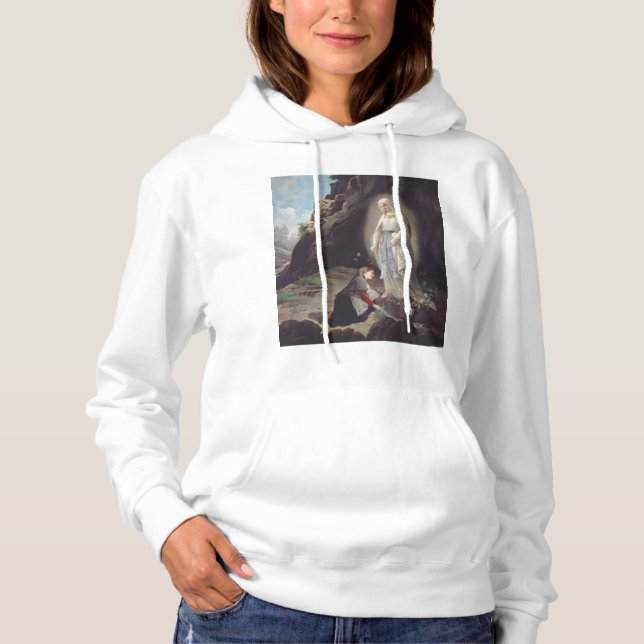 Virgin Mary of Lourdes Hoodie (Front)