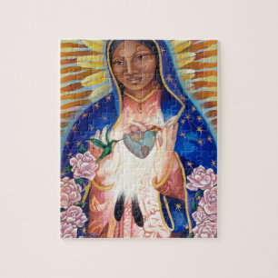 Virgin Mary - Our Lady Of Guadalupe Jigsaw Puzzle