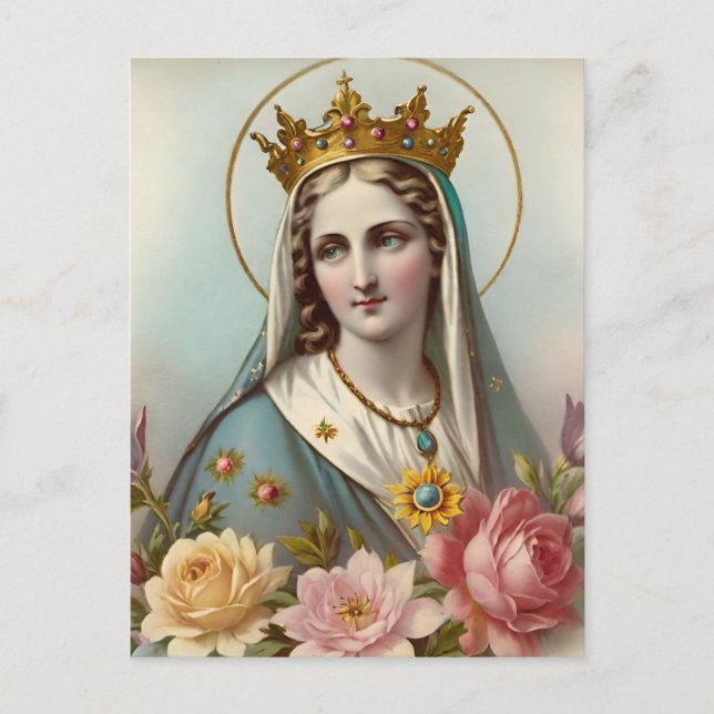 Virgin Mary Postcard  (Front)