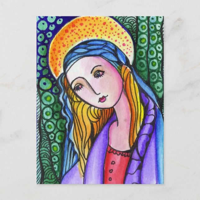 Virgin Mary Postcard (Front)