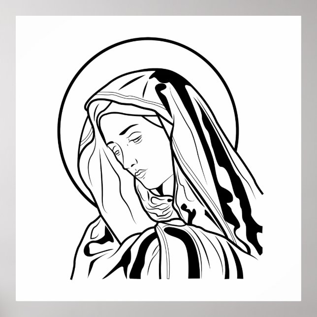 Virgin Mary Poster (Front)