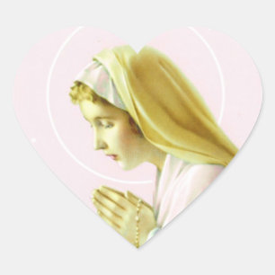 Virgin Mary Prayer Sticker