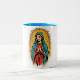 Virgin Mary Retro Coffee Mug