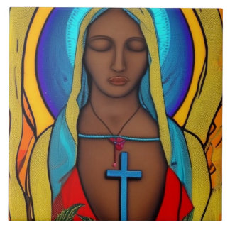 Virgin Mary  Tile