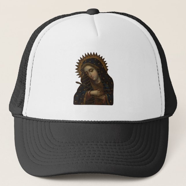 Virgin Mary trucker hat (Front)