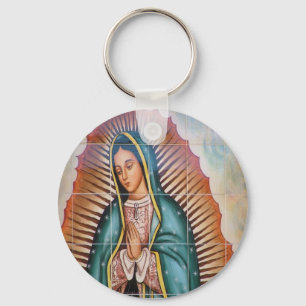 Virgin Mary / Virgen de Guadalupe Key Ring