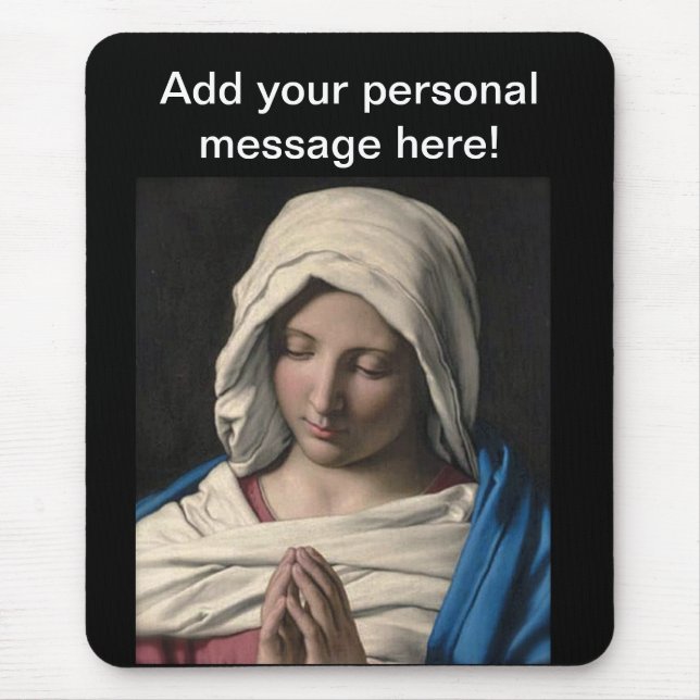 Virgin Mary / Virgen Maria Mouse Pad (Front)