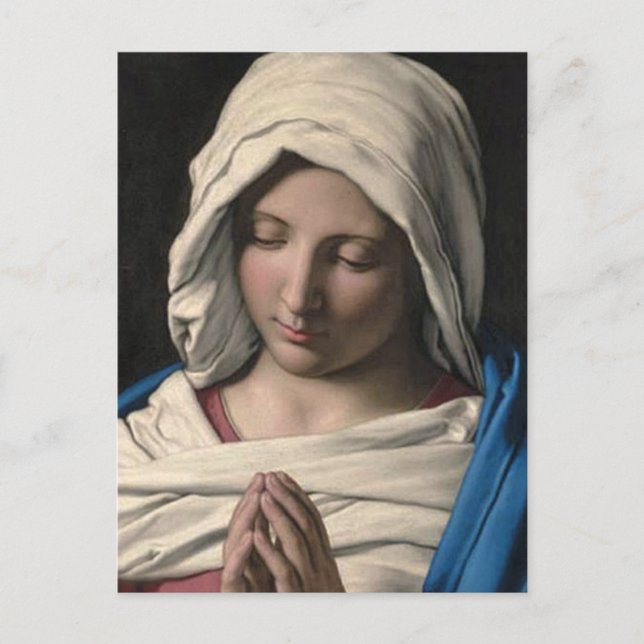 Virgin Mary / Virgen Maria Postcard (Front)