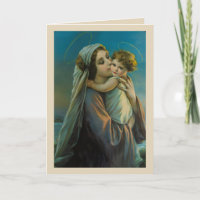 Virgin Mary with Baby Jesus, Catholic Art
