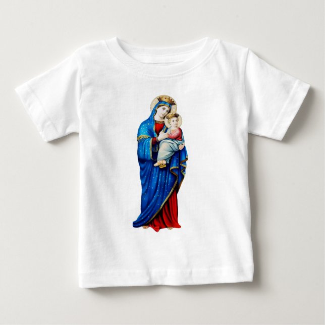 Virgin Mary with Baby Jesus T-Shirt (Front)