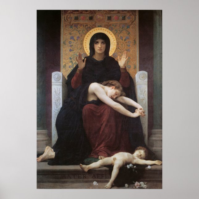 Virgin of Consolation – William Adolphe Bouguereau Poster (Front)