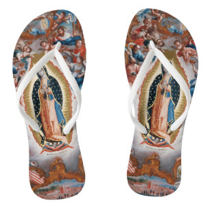 “Virgin of Guadalupe” art sandals