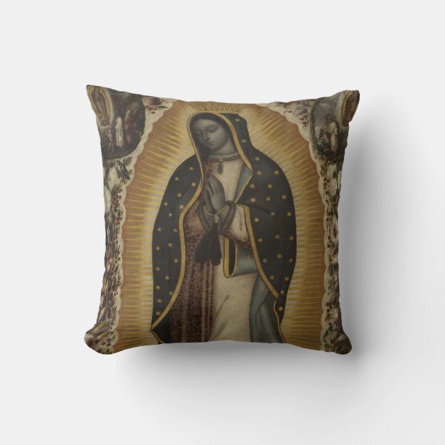 Virgin of Guadalupe Cushion (Front)