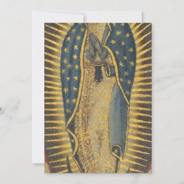 Virgin Of Guadalupe Isidro Escamilla Invitation (Front)
