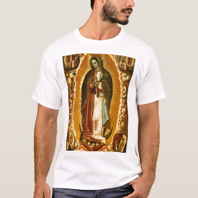 Virgin of Guadalupe Our Lady Mother Mary T-Shirt (Front)