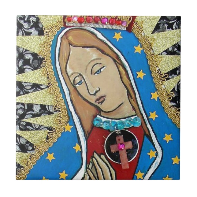 Virgin of Guadalupe Tile (Front)