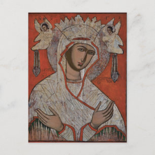 Virgin of Scopoitis Orthodox Christian Icon Postcard