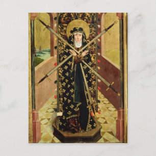 Virgin of Seven Sorrows from the Dome Altar, 1499 Postcard