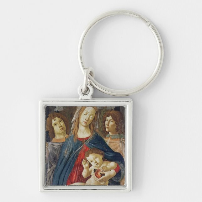 Virgin of the Pomegranate Key Ring (Front)