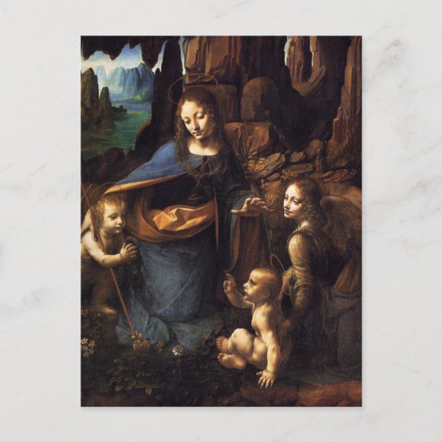 Virgin of the Rocks Postcard (Front)
