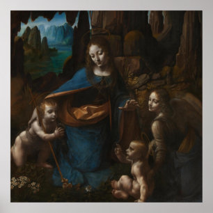 virgin of the rocks poster
