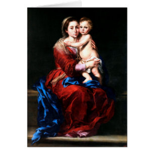 Virgin of the Rosary - Bartolome Esteban Murillo