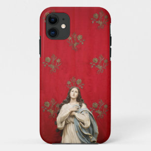 Virgin statue in a Spaccanapoli church, Naples iPhone 11 Case