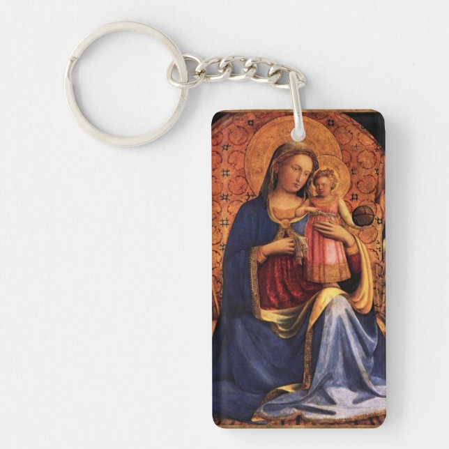 VIRGIN WITH CHILD AND SAINTS 2 KEY RING (Front)