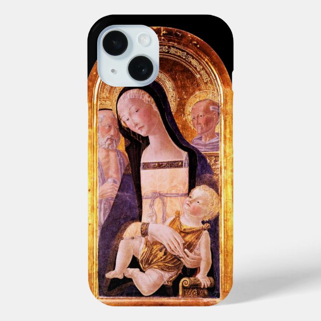 VIRGIN WITH CHILD AND SAINTS Case-Mate iPhone CASE (Back)
