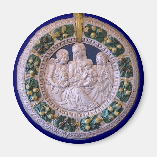 VIRGIN WITH CHILD AND SAINTS MAGNET (Front)