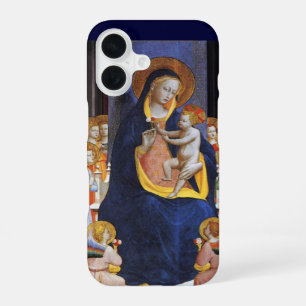 VIRGIN WITH CHILD,ANGELS AND SAINTS iPhone 16 CASE