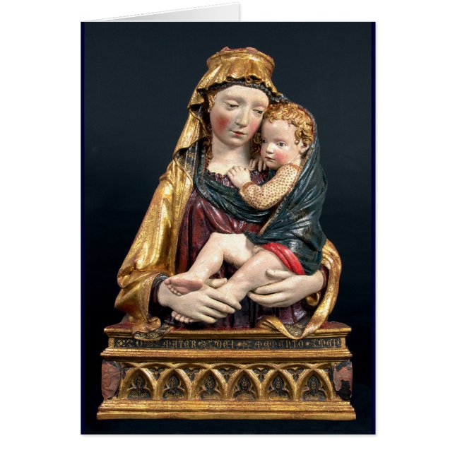 VIRGIN WITH CHILD ,Blue Sapphire (Front)