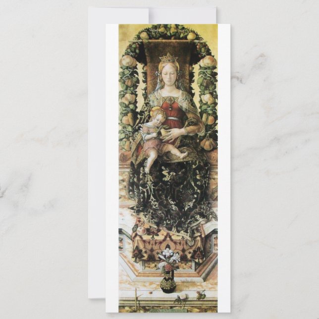 VIRGIN WITH CHILD Christmas Party Programme (Front)