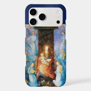 VIRGIN WITH CHILD CONCERT OF ANGELS, Blue Monogram