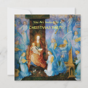 VIRGIN WITH CHILD - CONCERT OF ANGELS Ice Metallic Invitation