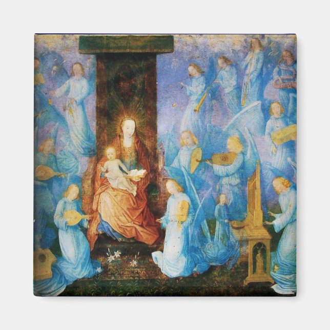 VIRGIN WITH CHILD - CONCERT OF ANGELS MAGNET (Front)