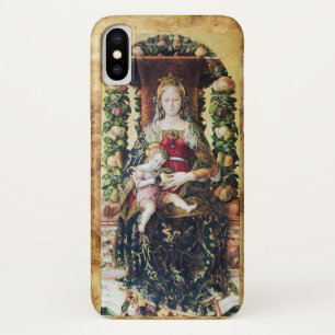 VIRGIN WITH CHILD , Parchment iPhone X Case
